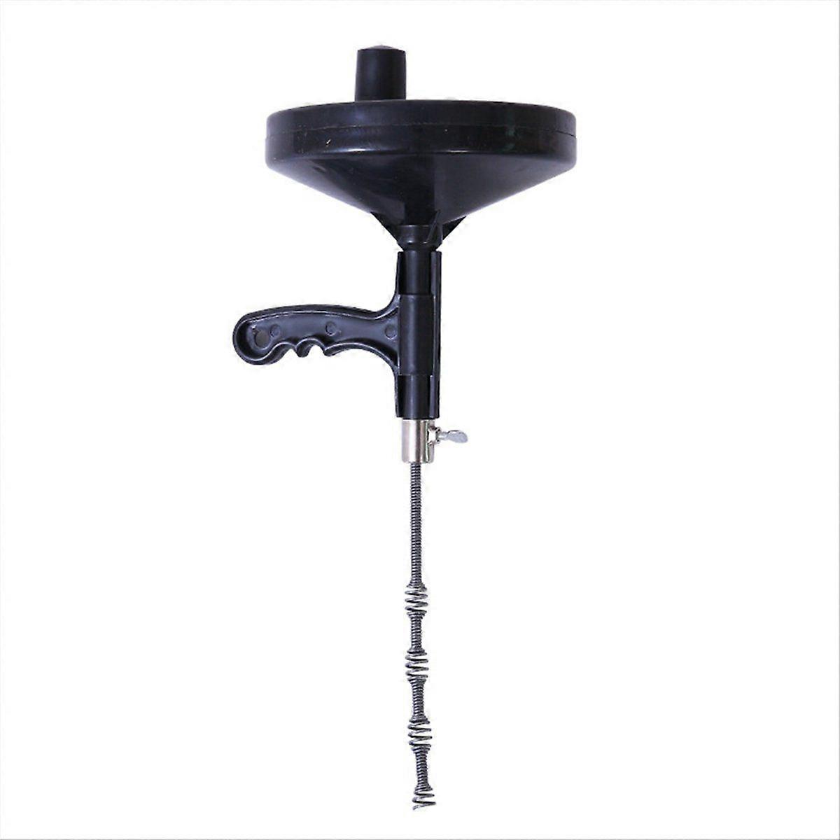 Plumbing Snake Drain Auger, Heavy Duty Pipe Clog Remover with Gloves