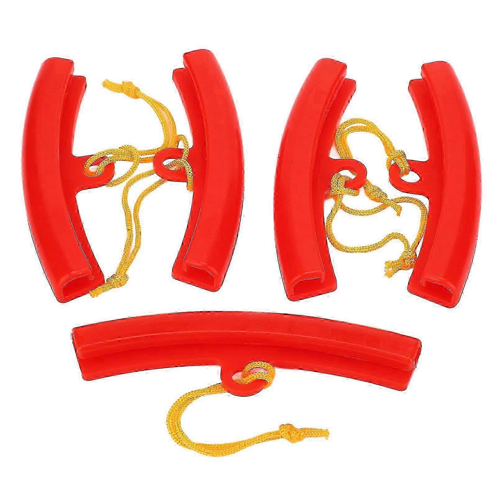 5 Pcs Tire Changer Guard Red Rubber Tire Rim Protector Wheel Changing Rim Edge Savers Tool miao8