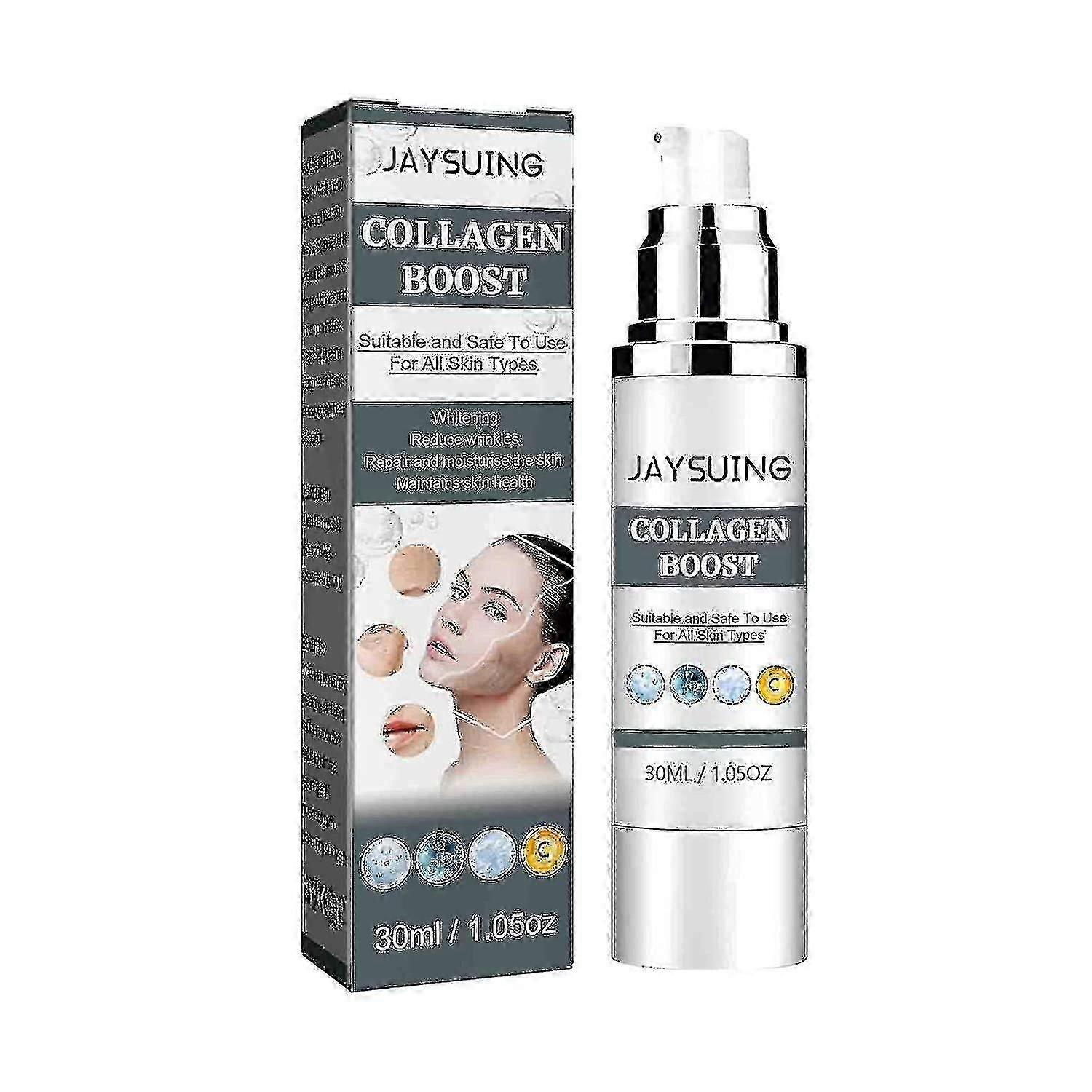 2023 New Jaysuing Collagen Anti-aging Serums, Wrinkle Removing And Whitening Essence, Locks In Moisture, Eliminates Wrinkles, Brightens Skin (3pc) Lin