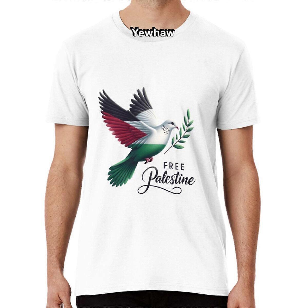 Gratis Palestine Dove T-skjorte