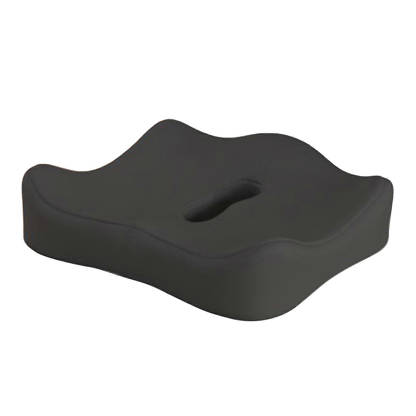 Ergonomic Seat Cushion Long Hours Sitting Memory Foam Butt Cushion Sciatica Relief Cushion for Tailbone Back Pain Relief Office Workers Car Drivers