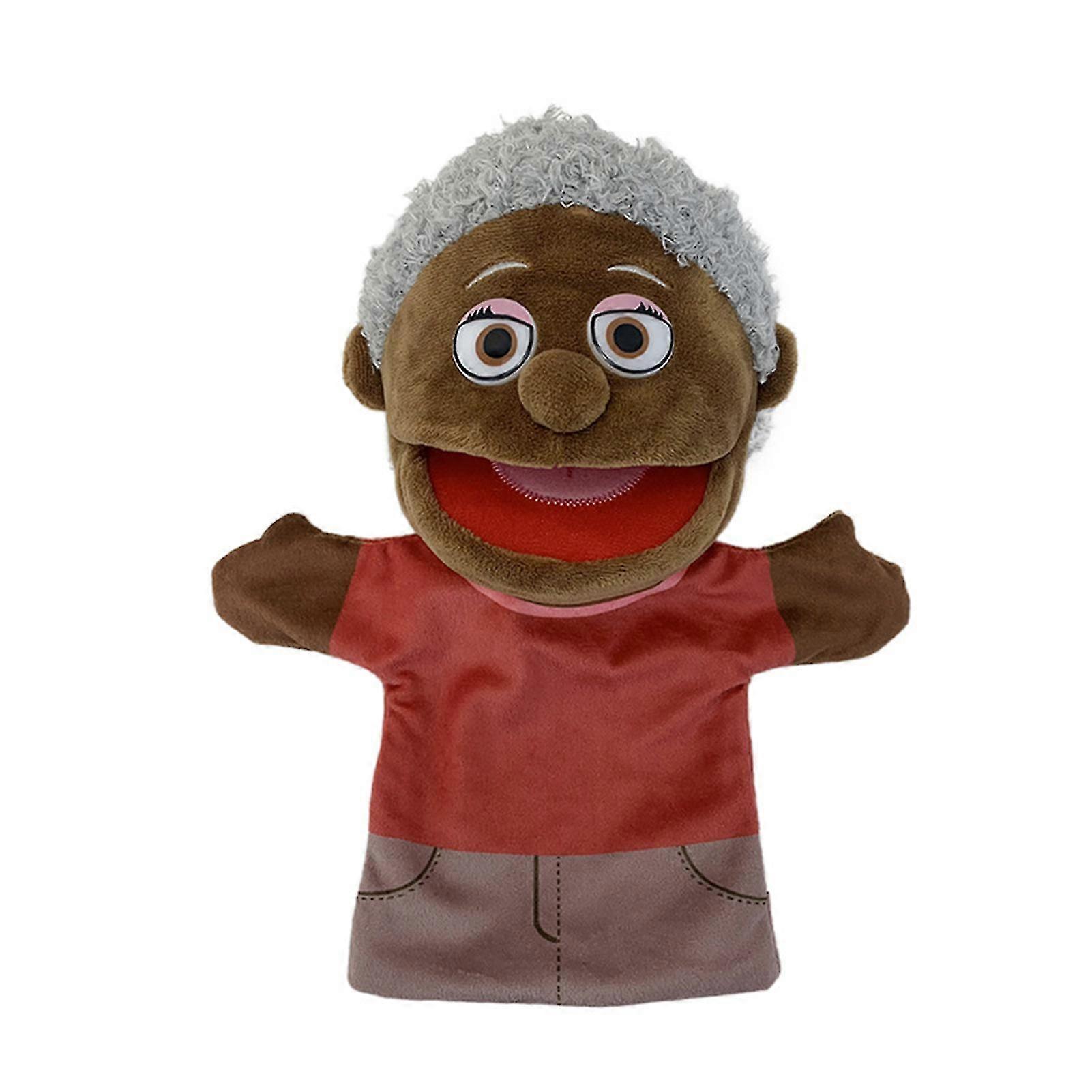 25-26 African Family Hand Puppet Plush Toy Children Hand Puppet Plush Toy Apply To Early Education Center