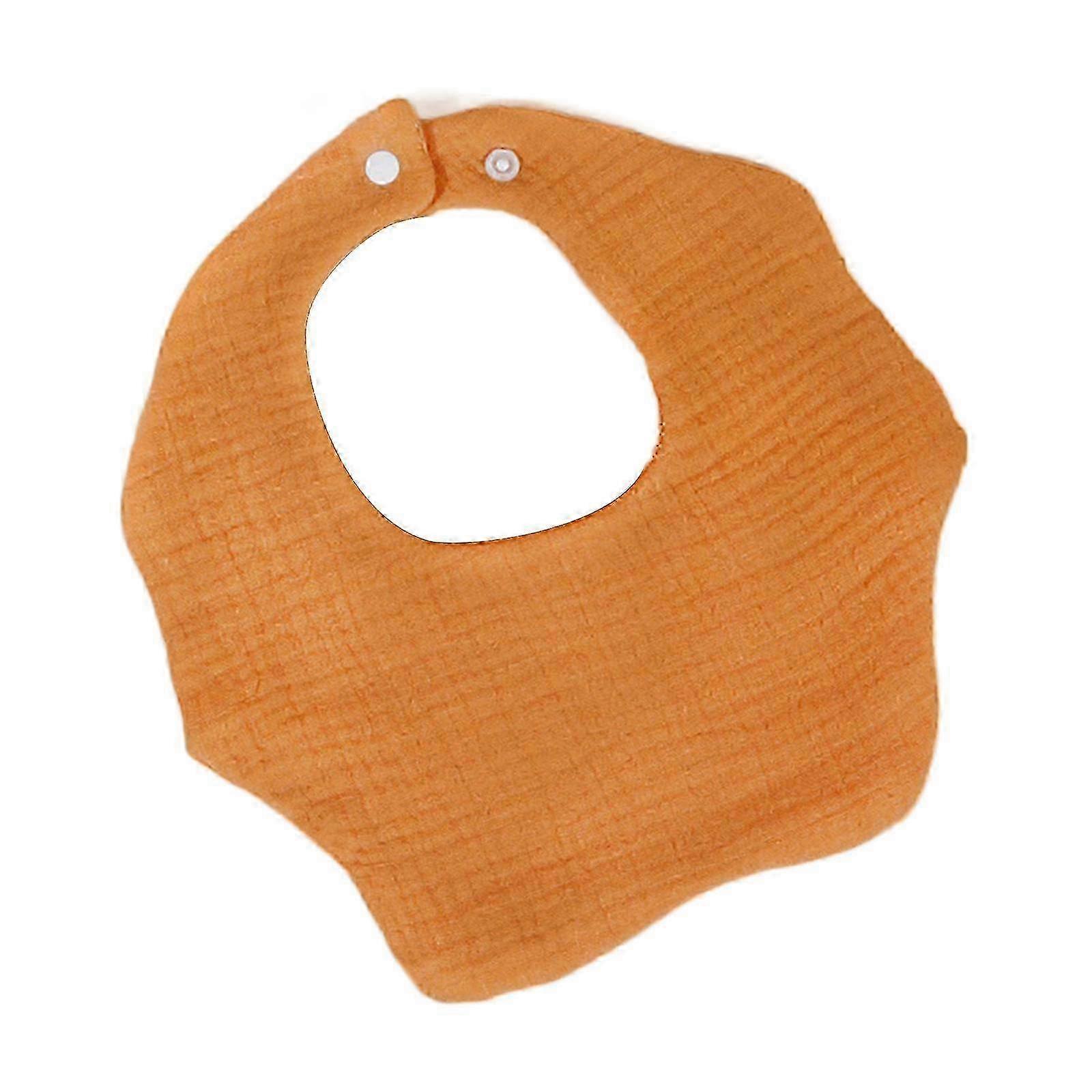 Cute & Practical Spit Up Cover 6 Layer Baby Bibs Cute & Practical Newborns Bibs Soft & Breathable Cotton Burp Cloths Coffee color miao4