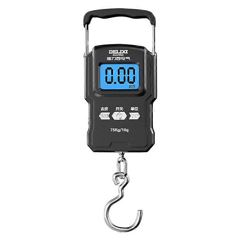 Digital Luggage Scale Hanging Scale Fishing Scale with Measuring Tape Ruler Port