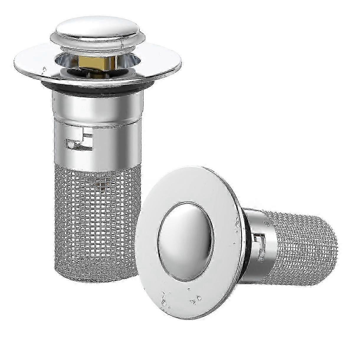 Basin up sink drain strainer with anti-clog design