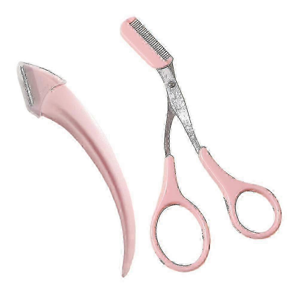 10 stuks wenkbrauwtrimmerschaar, wenkbrauwtrimmerset, professionele precisie-wenkbrauwverzorgingstool TOP