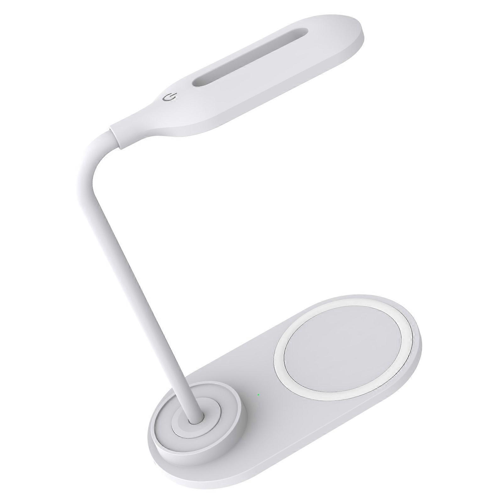 Eye Caring LED Reading Lamp with Adjustable Arm and Rechargeable Battery Plastic Texture for Relaxing Bedtime Reading Multicolor