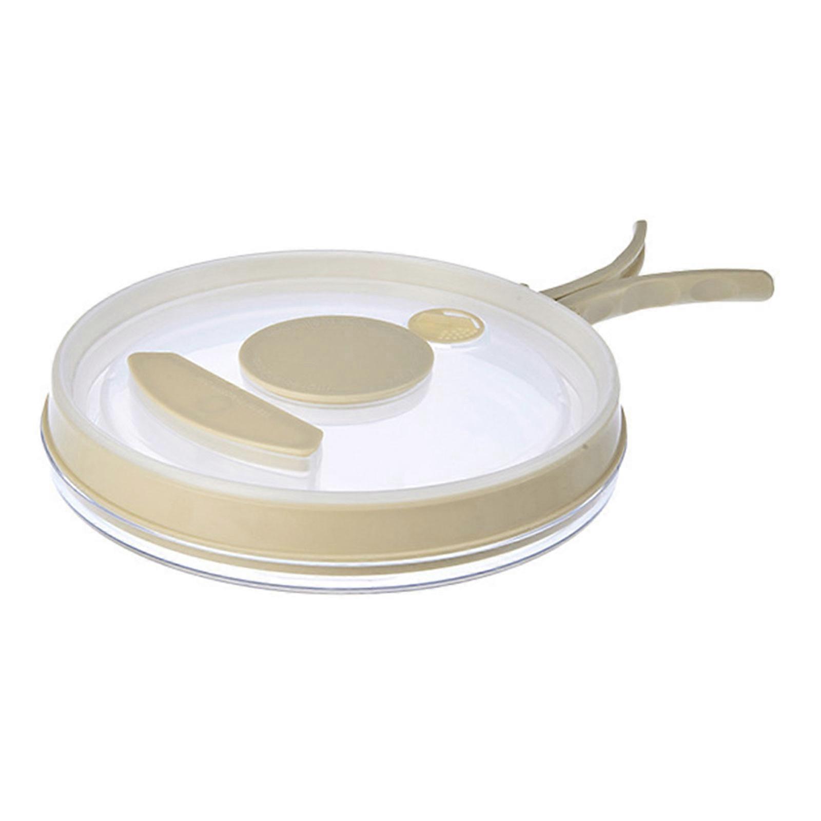 Portable Microwave Cover and Raised Handle Foldable Heatproof Materials for Food Protections and Easy Handling Multicolor