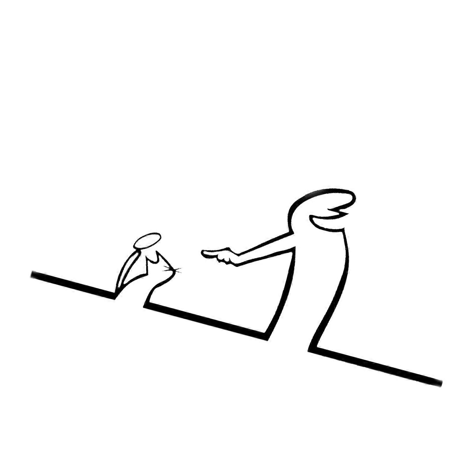 Modern Simple Iron Stickman Bookcase Corner Embellishment Multiple Positional Wall Decors Accent Multicolor