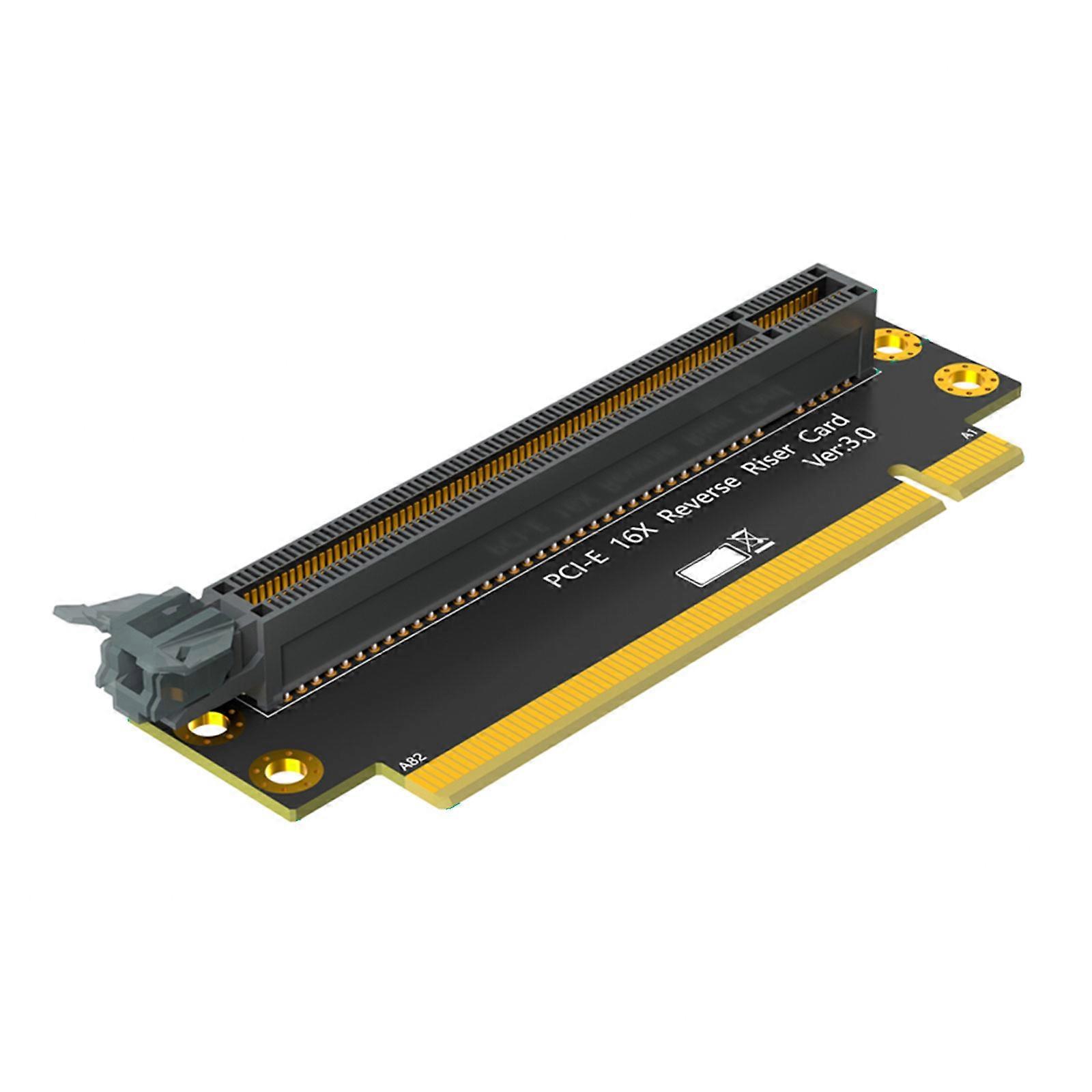 PCIE 16X  to 2U 90 Degree Reverse Adapter Card for Computer Connection and Expansion Durability PCB Module Multicolor