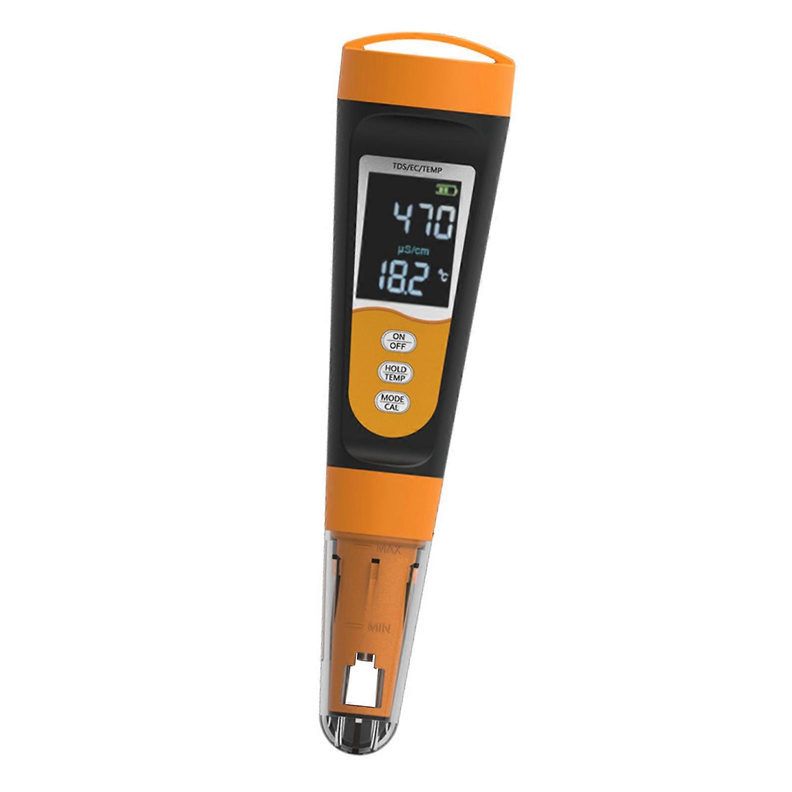 Small Digital Tester Simultaneously Monitors TDS Temperature Easy to Use for Residential Commercial Water Systems Multicolor