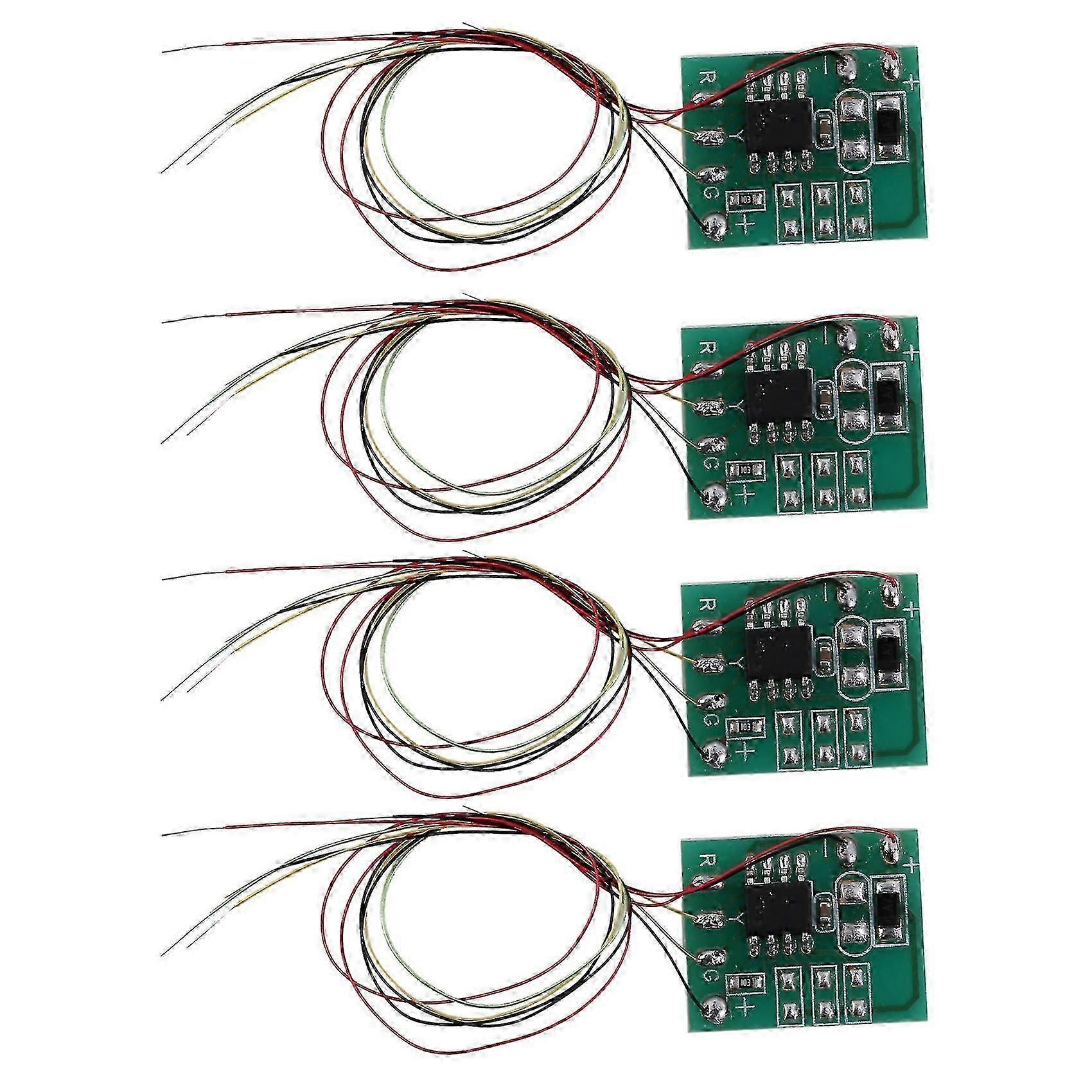 4pcs DIY Scale Construction Sand Table Model Circuit Board Light Signal Model Ho Scale Railway Mini