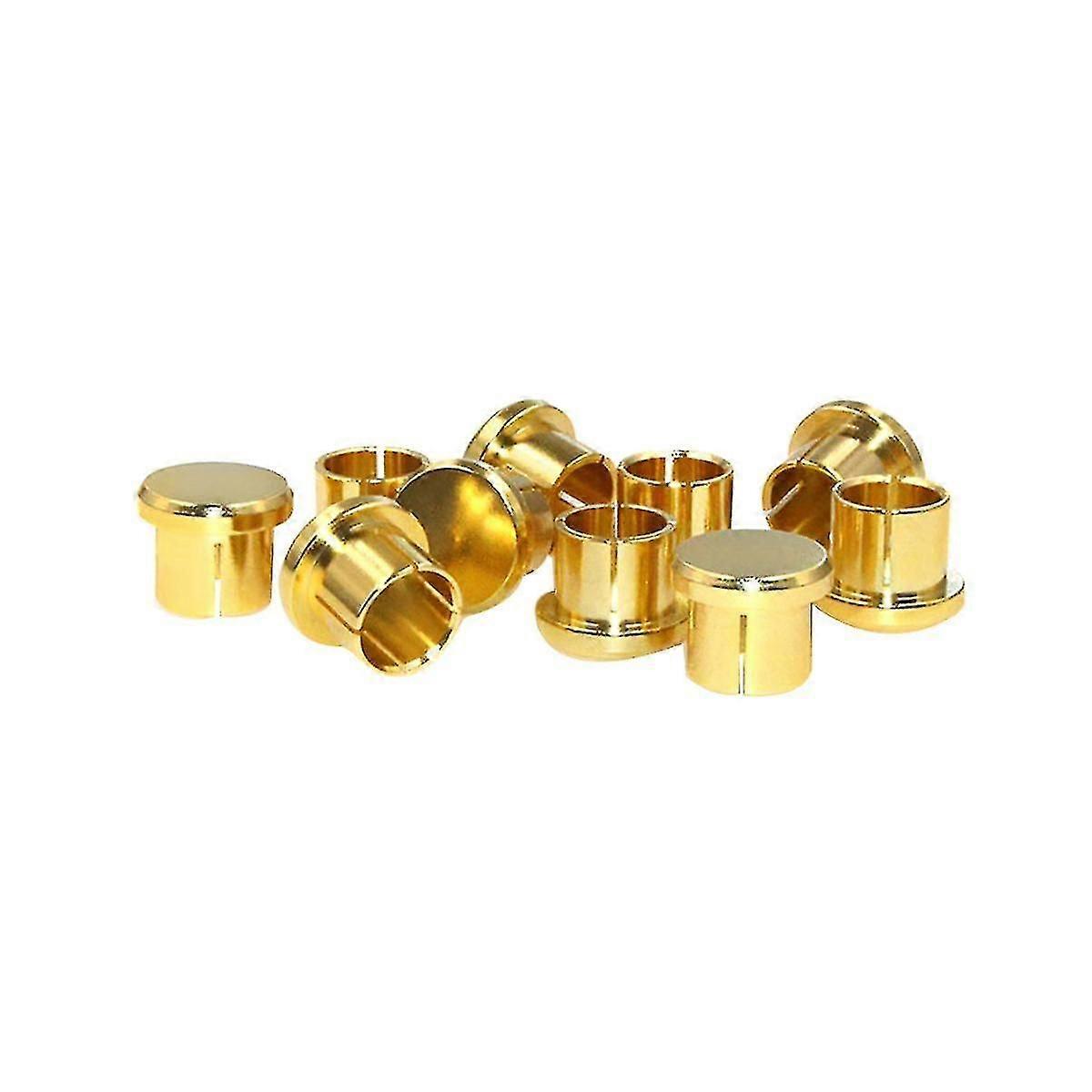 8pcs Gold Plated Rca Protection Cap Plug Short-circuit Socket Phono Connector Shielding Plug Socket