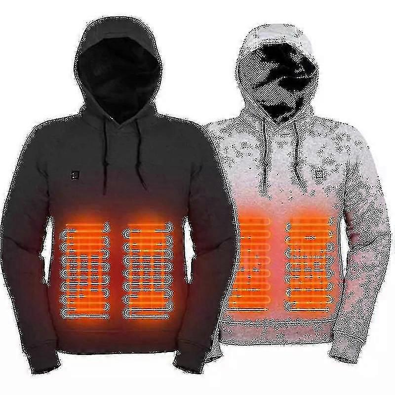 Moletons aquecidos, moletons leves com capuz e aquecimento elétrico USB
