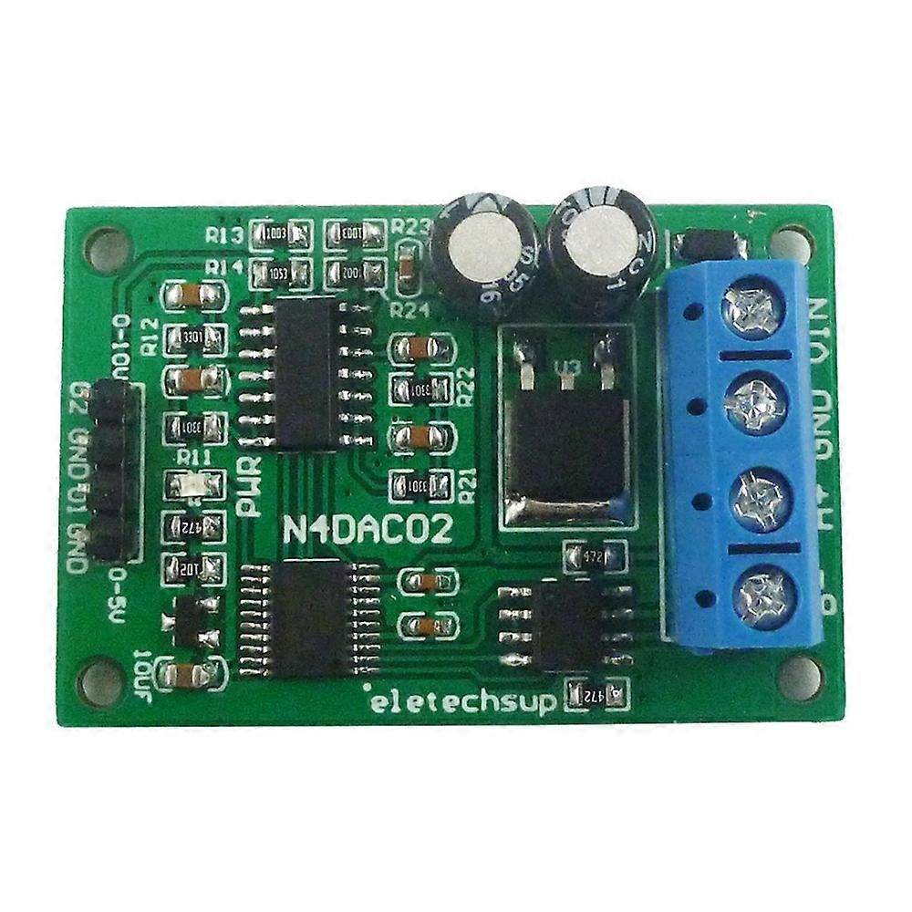 DC 12V 0-5V 0-10V Voltage Signal Generator DAC Converter Module RS485 Modbus RTU for PLC Measuring Instruments