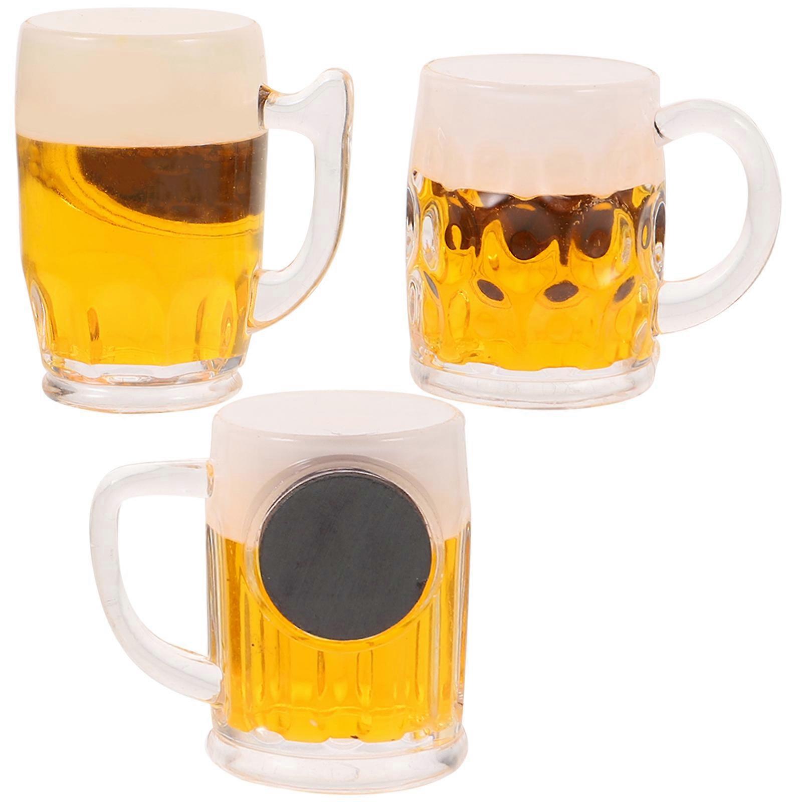 Mug Small Beer Mug Decoration Classical Christmas 3Pcs