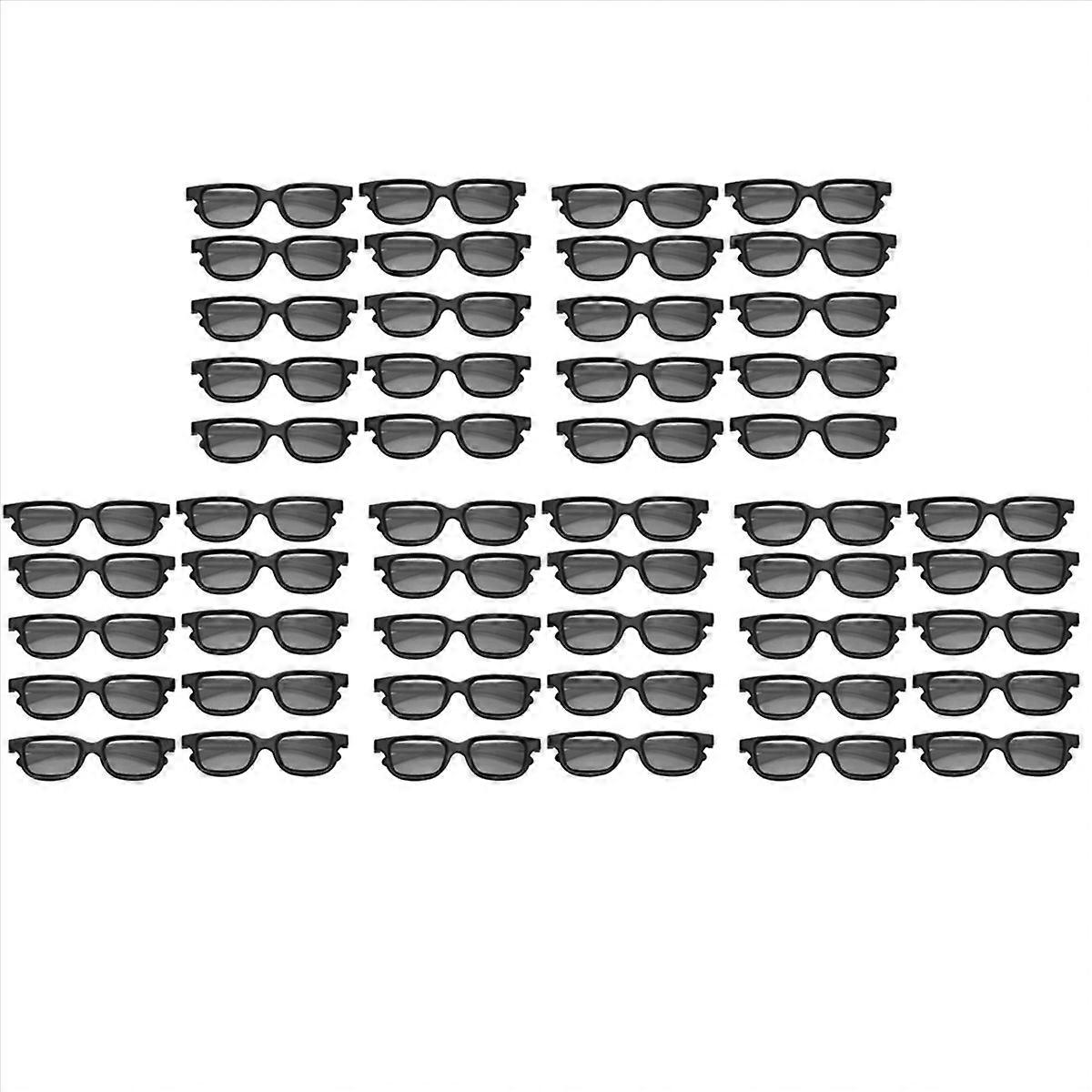 50Pcs Polarized Passive 3D Glasses for Cinema IMIX Screen