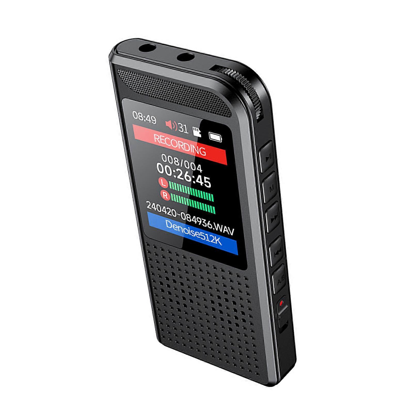 Digital Recording Equipment Voice Recorders for High Resolution Sound & Long Battery in Lightweight ABS Housing Multicolor
