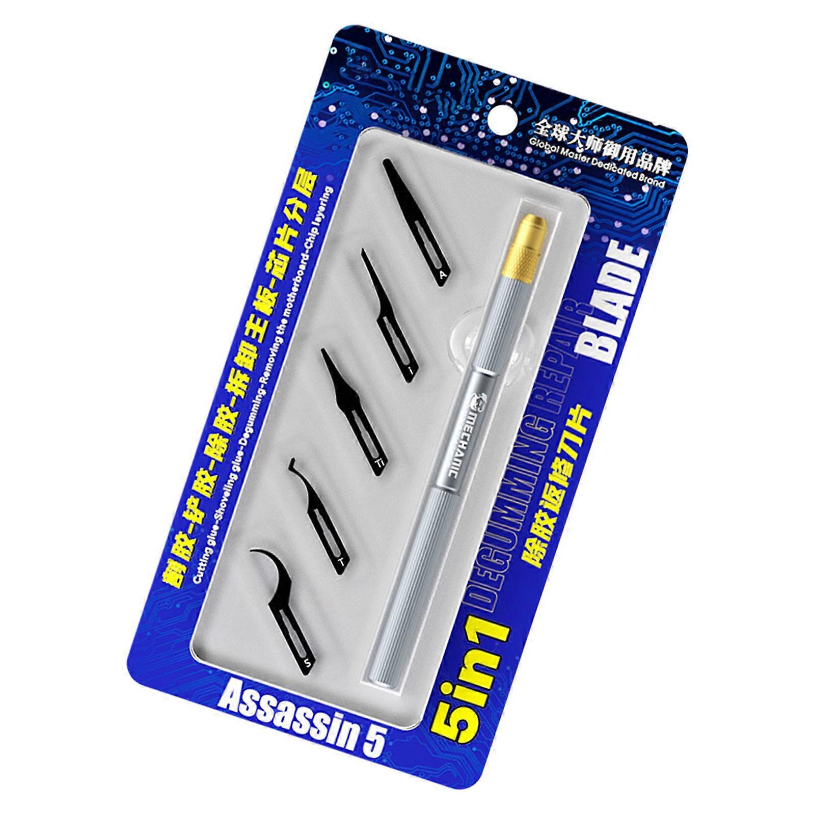 Metal Spudger Pry Tool for Electronics Repair Phone, Tablet, Computer LCD Screen Opening Pry Card Multicolor