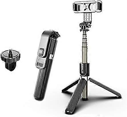 Three-in-one wireless remote control bluetooth selfie stick foldable and expandable tripod