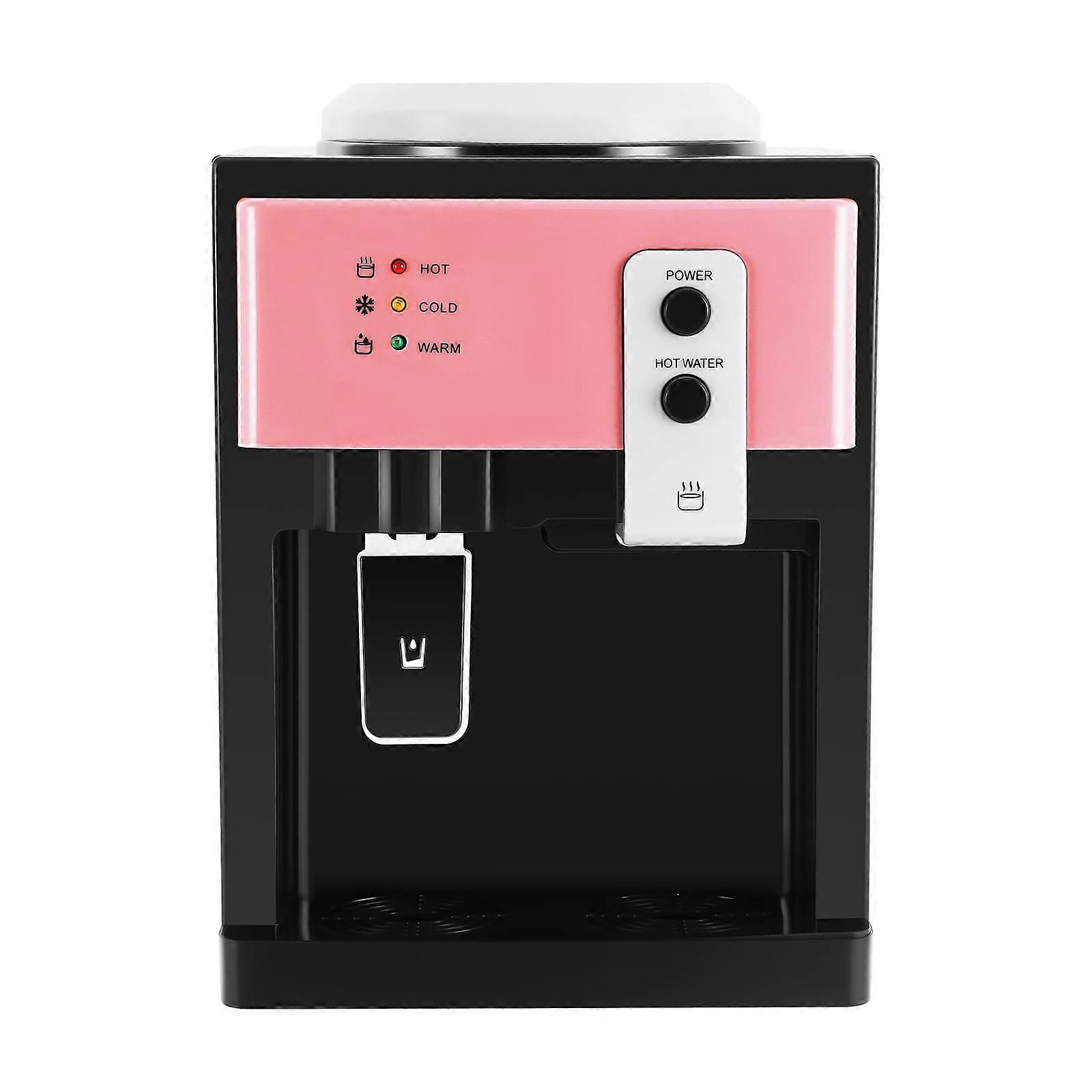 Hot and Cold Water Dispenser Countertop  Loading with Instant Hot Cold for Home Office Pink Black