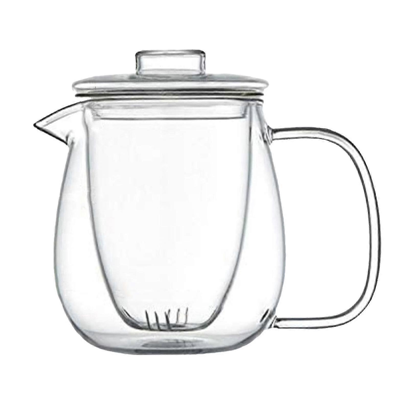 Glass Teapot with Removable Strainer for Loose Leaf Tea