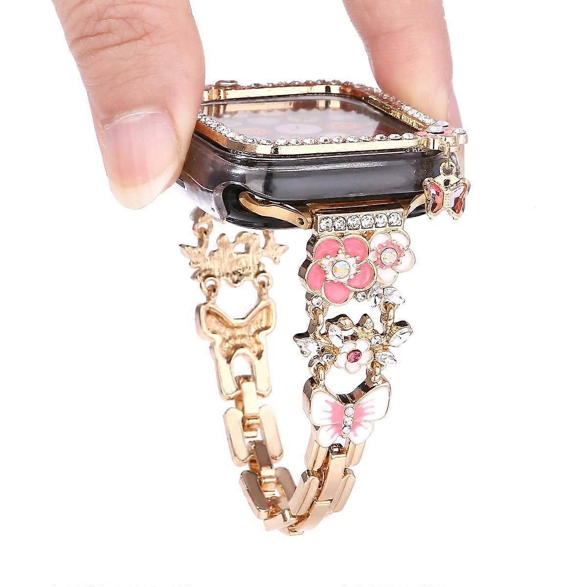 Tassel Flower Single-Diamond Hollow Watch Shell Band Kit