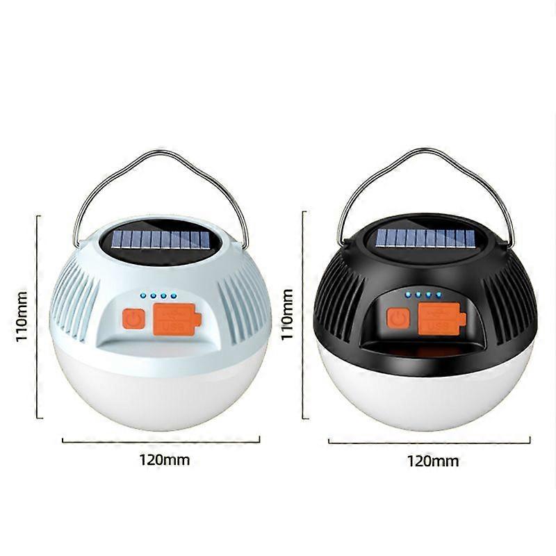 Solar Camping Lamp USB Rechargeable LED Tent Light B