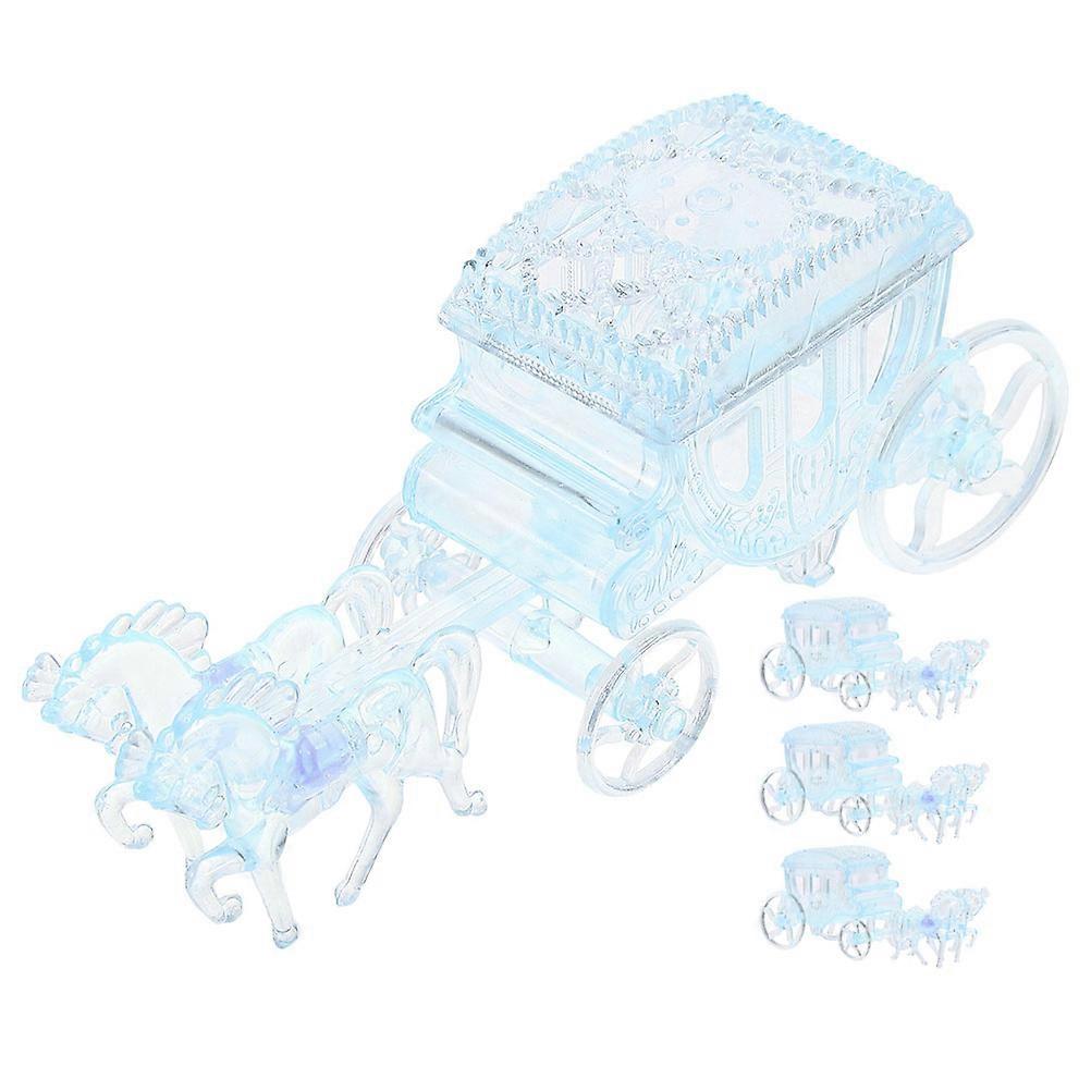 Carriage Box for Wedding Storage 4Pcs Gift Holder