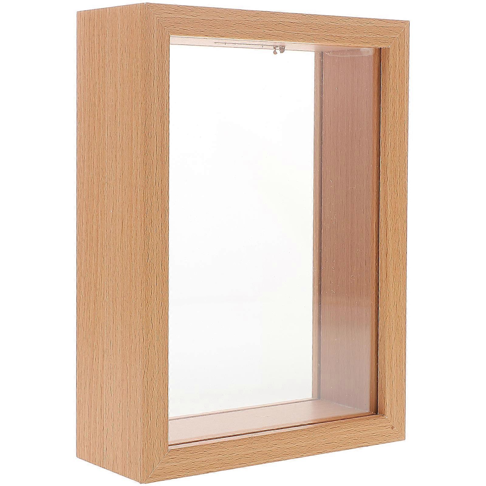 Wooden Money Bank for Storage Use with Picture Frame Design 7 Inch