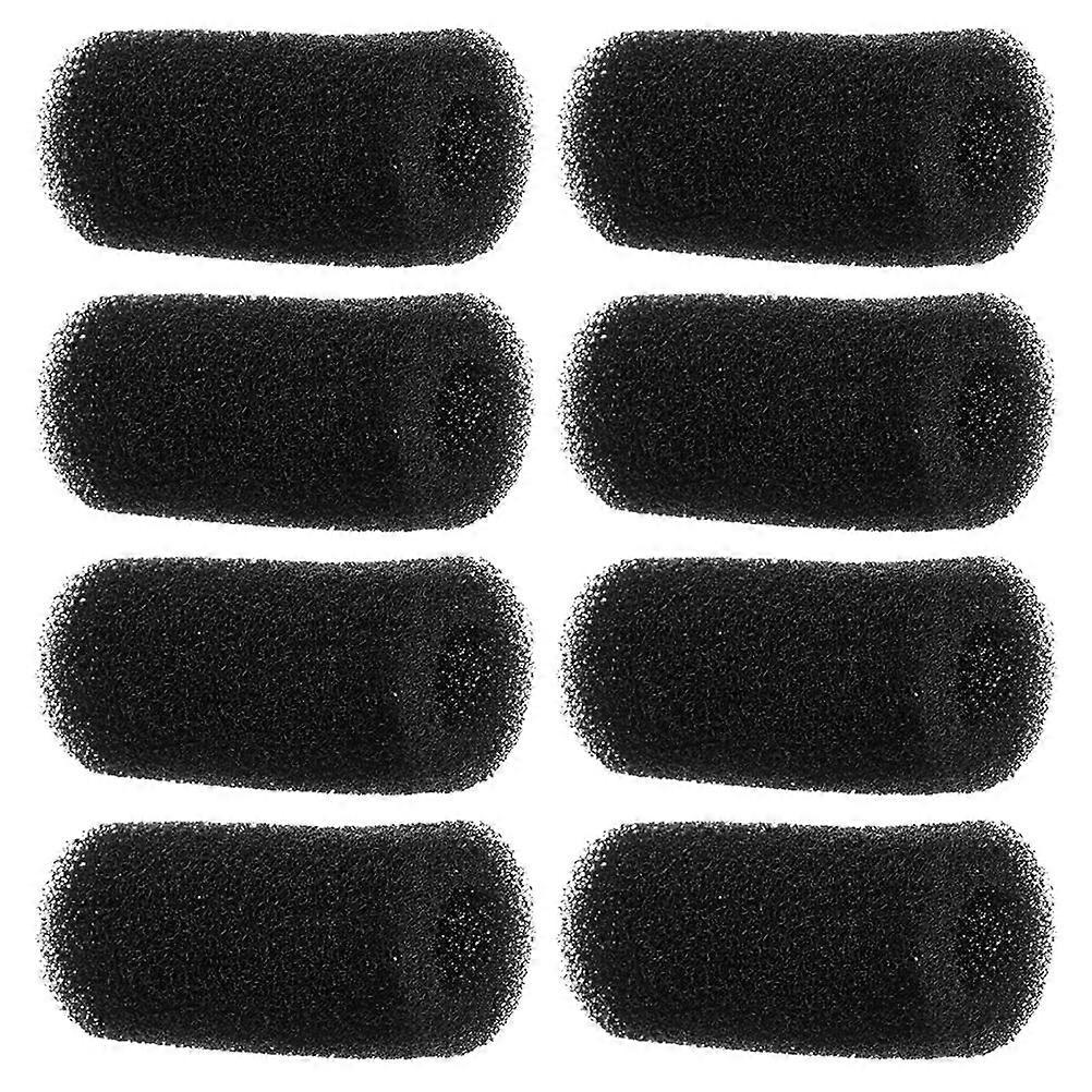 Pool Sweeper Tail Cleaner Sponge Black 8Pcs for Fish Tank Filter Inlet