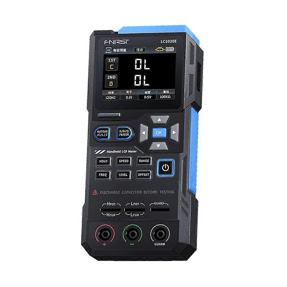 FNIRSI LC1020E Digital Bridge LCR ESR Tester for Resistance Capacitance Inductance Electronic Component Measurement