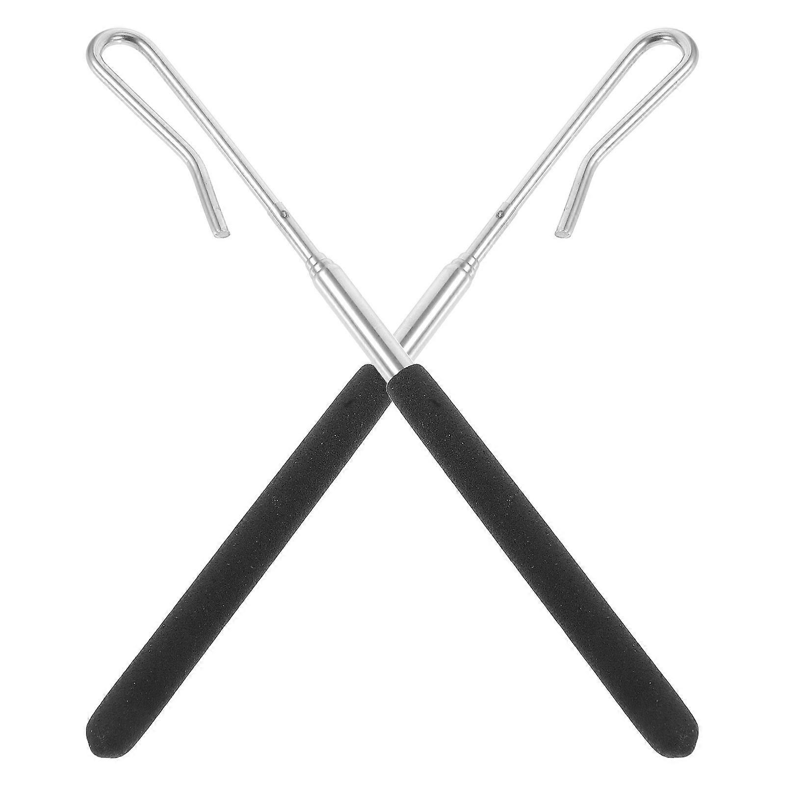 Stainless Steel Puppet Rods Puppet Handle Tools for Hand Control 2Pcs