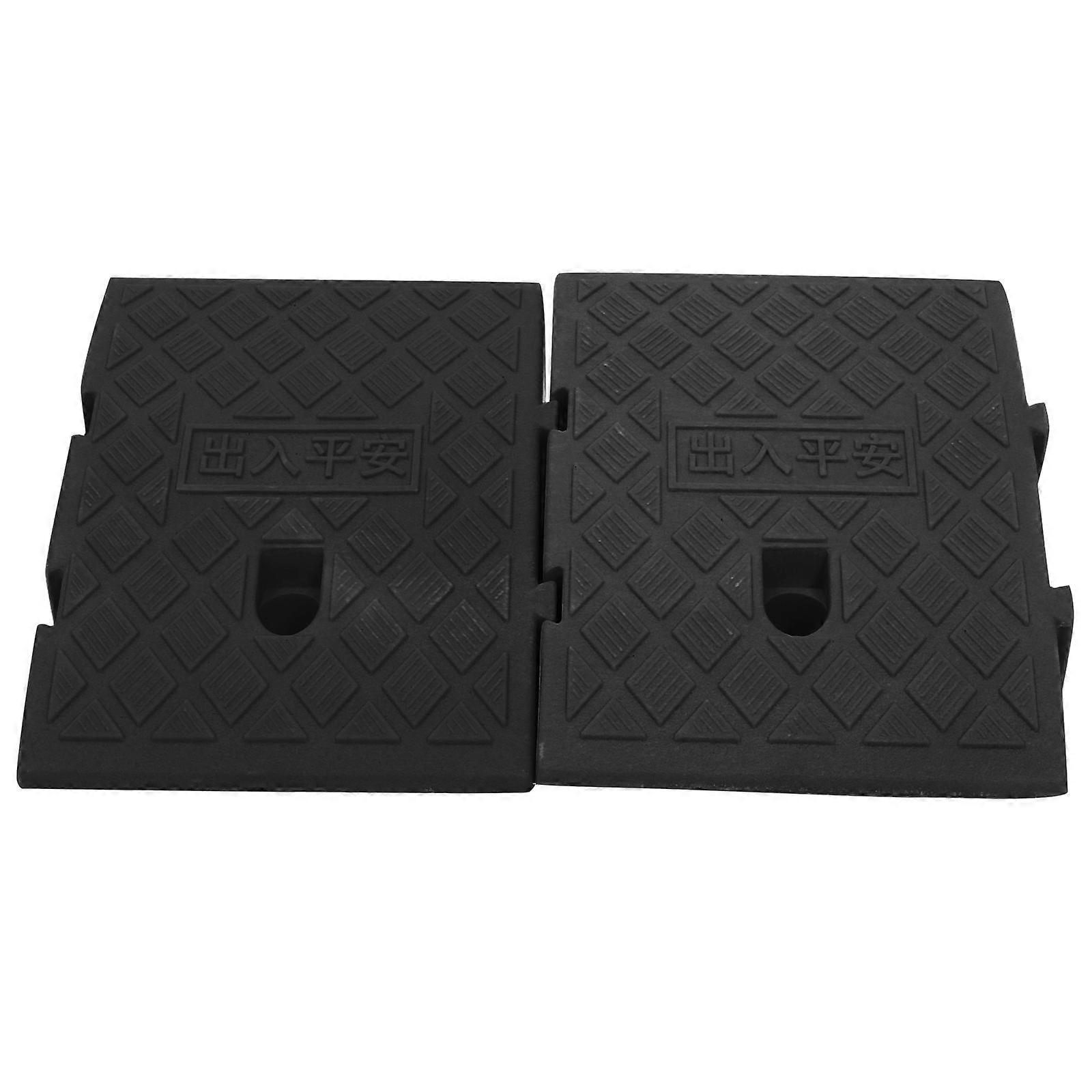 Door Threshold Ramp for Car Use with 2Pcs PP Material Ramps