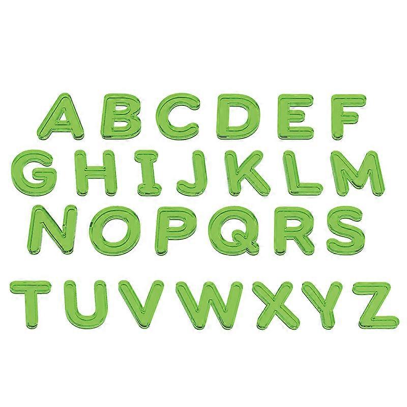 Transparent Alphanumeric Spelling Word Math Game Rainbow Uppercase/Lowercase English Letters Arithmetic Learning Educational Toy