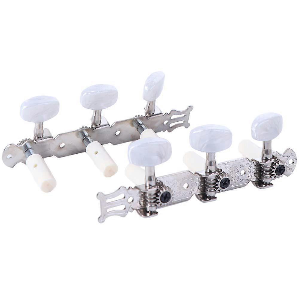 Chevilles de r��glage de guitare classique en m��tal, t��tes de Machine semi-ferm��es, accordeurs de t��te de Machine, touches de verrouillage 3L