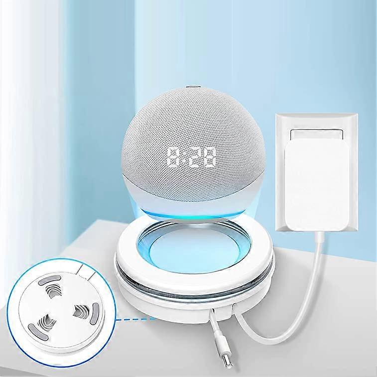 Stand for Echo Dot 4th 5th Gen with Cord Storage Holder and Stable Design No Sound Loss