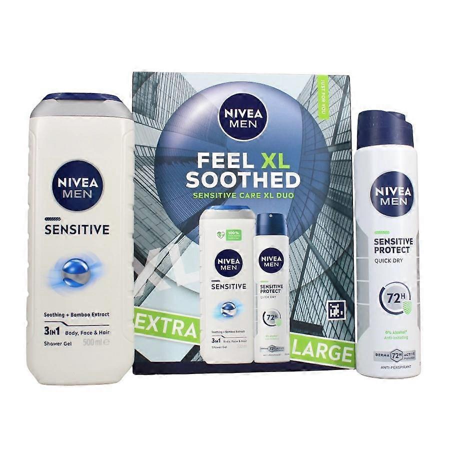 Nivea Men Feel Soothed Sensitive XL 2-Pc Gift Set