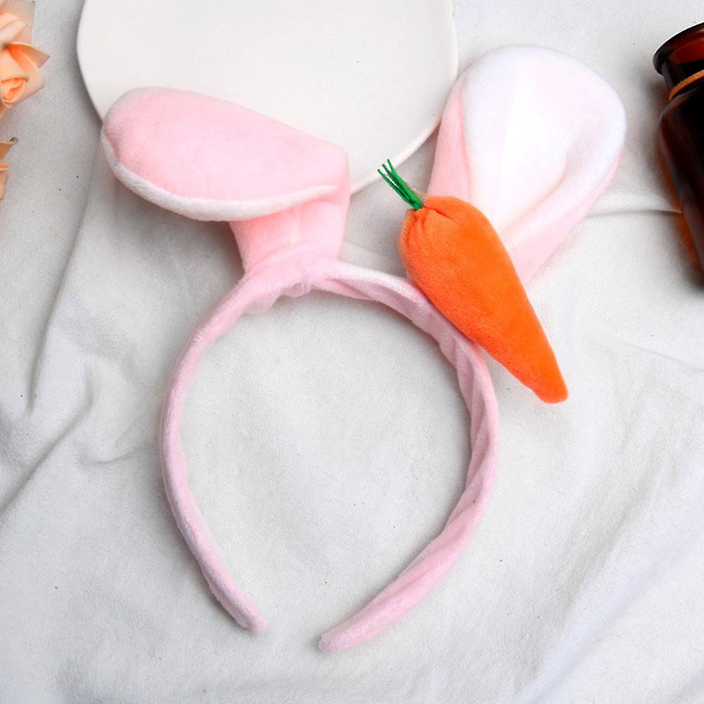 Rabbit Ears Headbands With Carrot Costume Cosplay Decoration