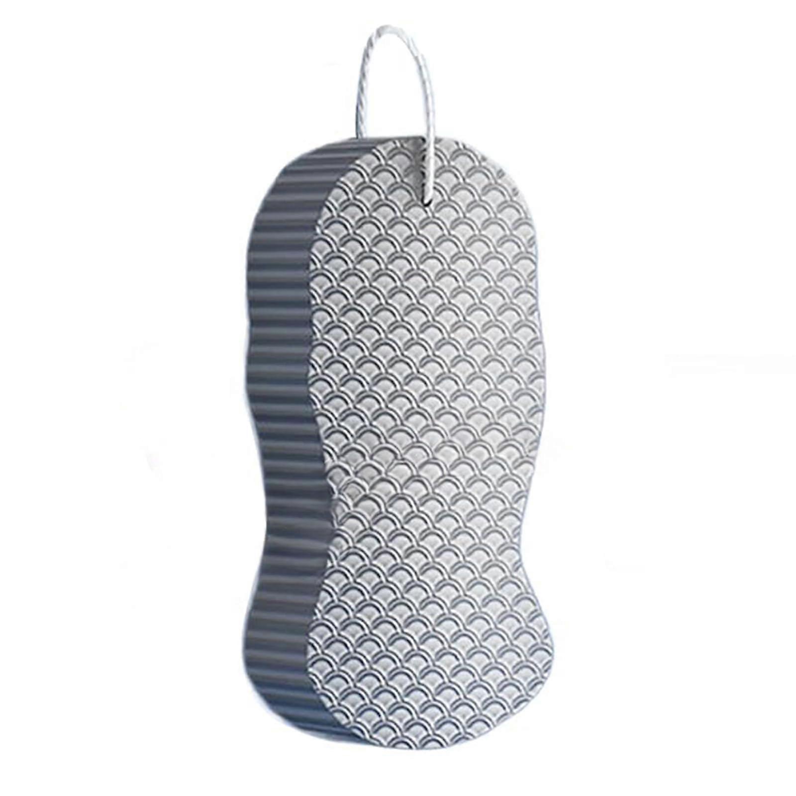 2PCS Exfoliating Bath Sponge for Gentle Daily Use, Soft Shower Body Scrubber for Sensitive Skin