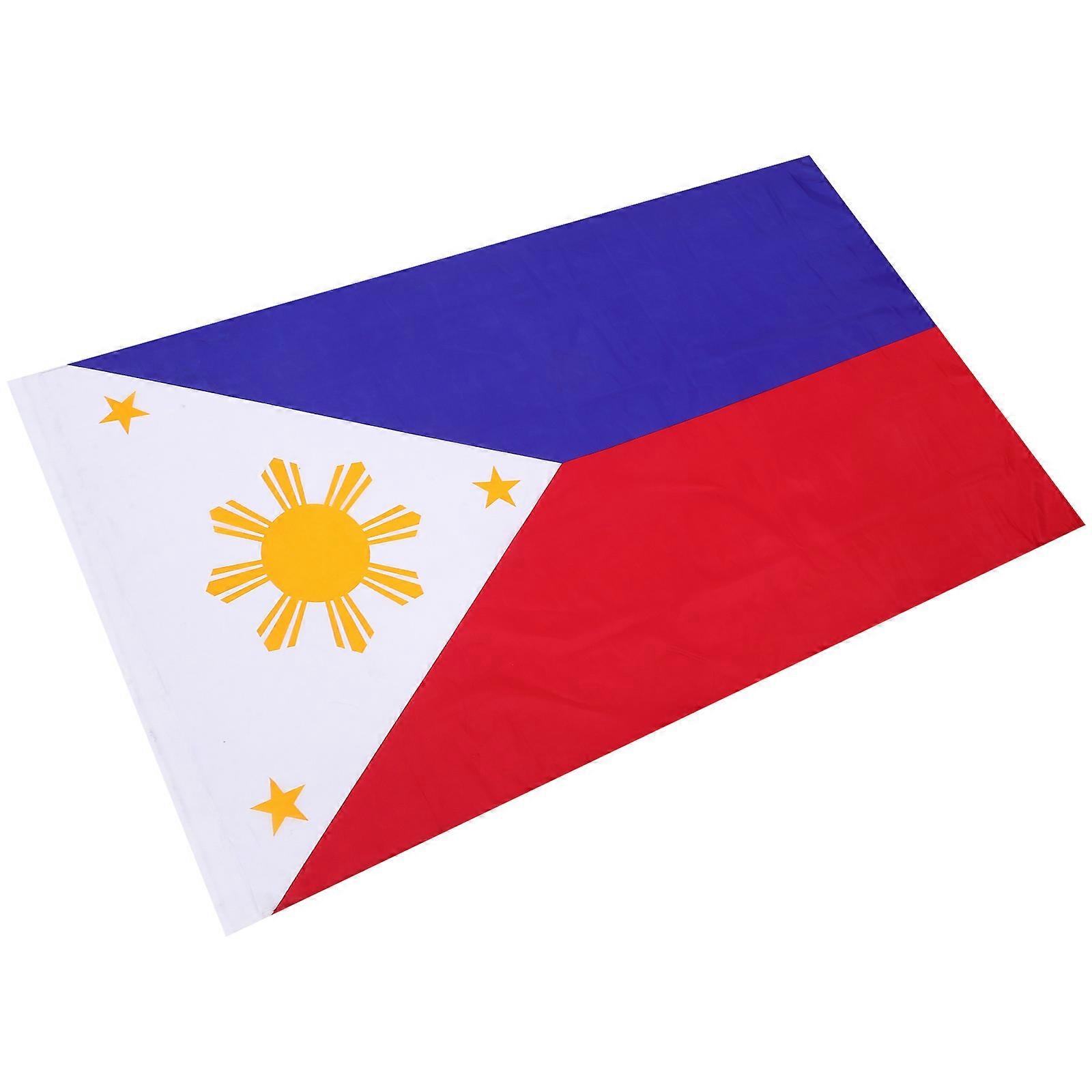 Philippine Flag Yard Decor National Flag for Decoration Polyester