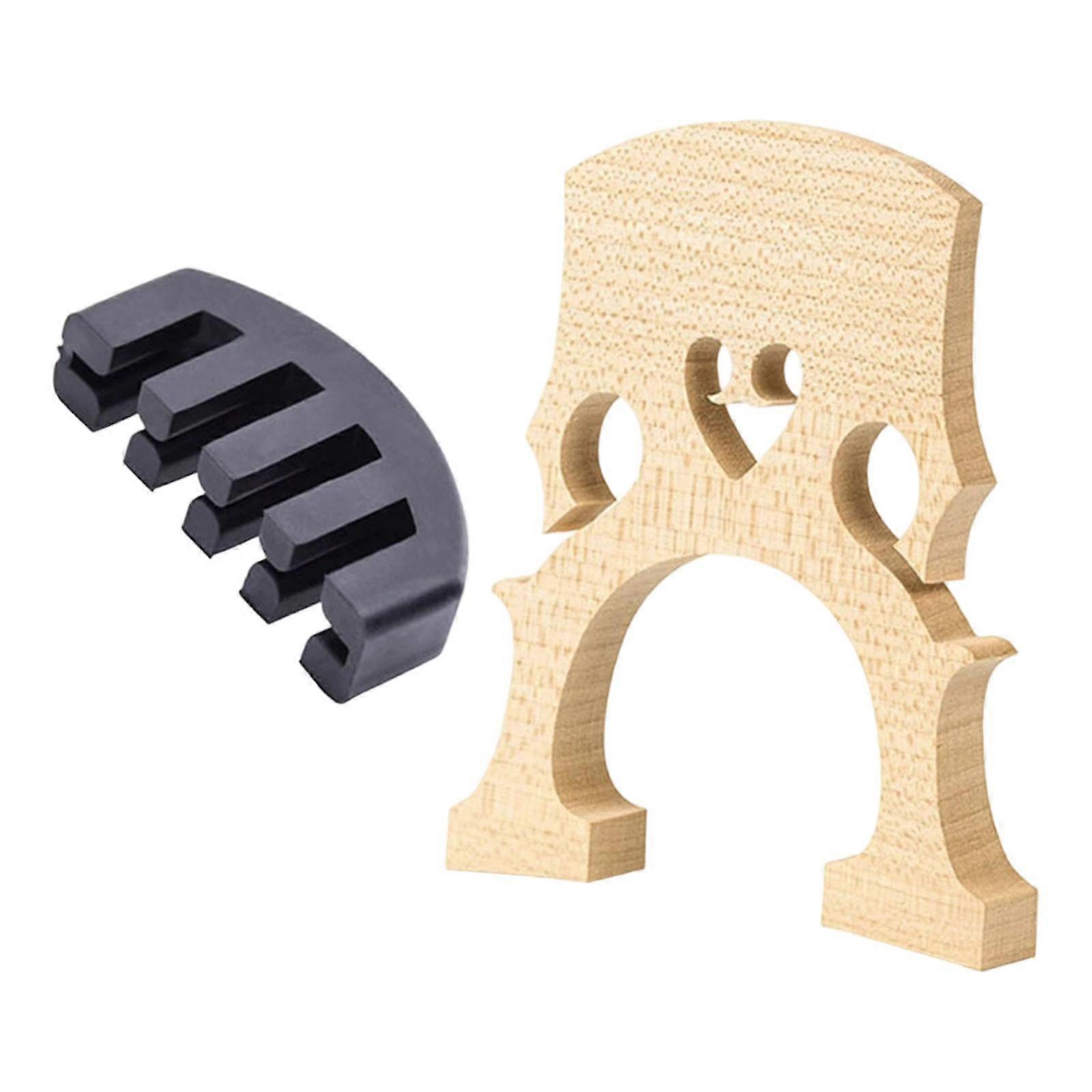 Cello Bridge and Mute Cello Accessories Premium Durability Sturdy Professional