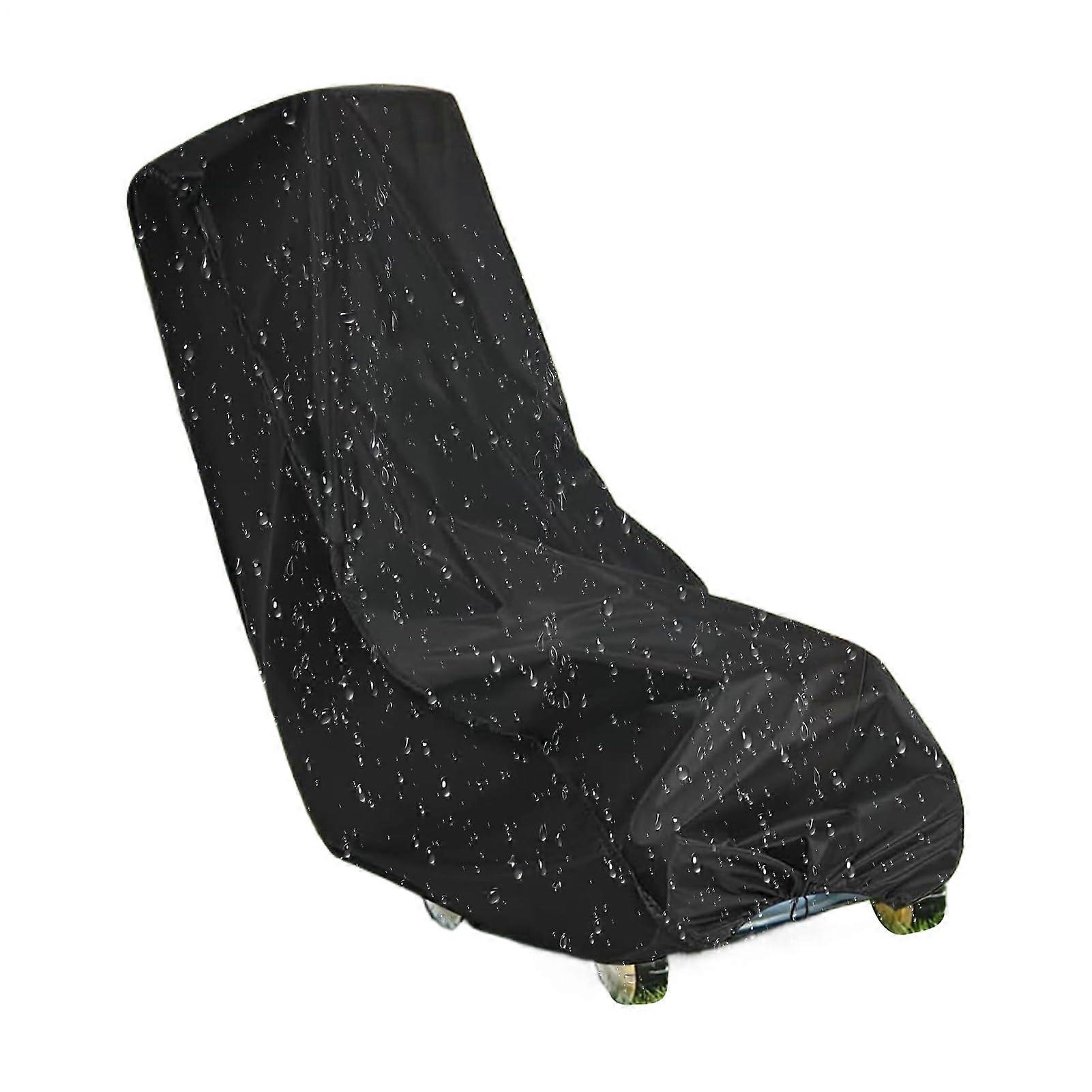Heavy Duty Waterproof Lawn Mower Cover, UV Resistant Riding Mower Protector with Secure Drawstring