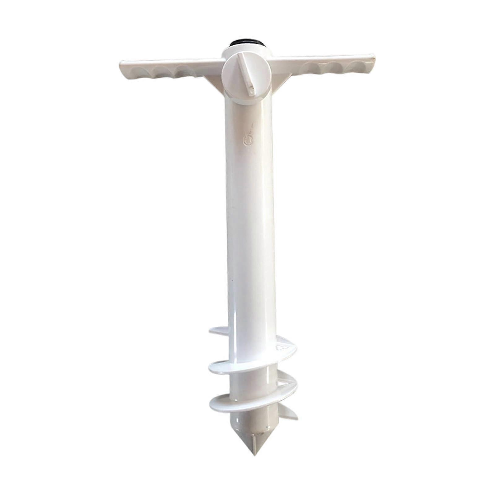 Heavy Duty Helical Beach Umbrella Anchor with WindResistant Stability and Tool Installation