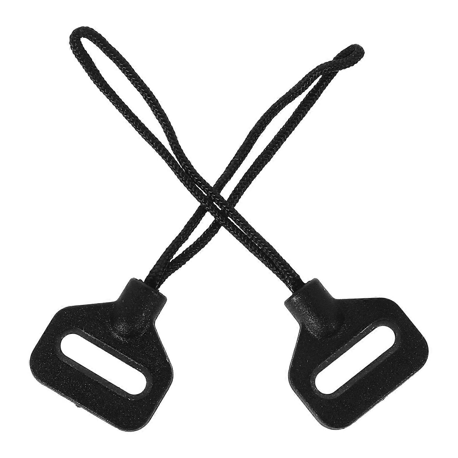 Strap Buckle Replacement for Camera Neck Strap 2Pcs Black ABS Material