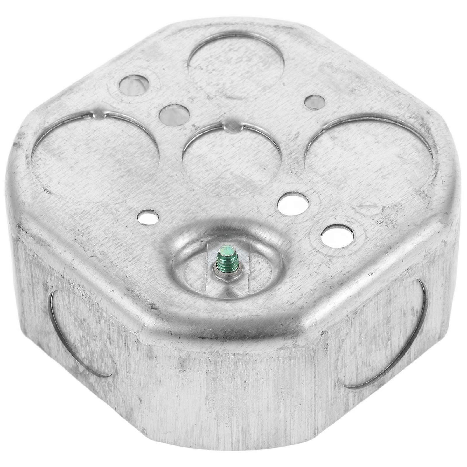 Silver Galvanized Iron Outdoor Electrical Junction Box for Protection