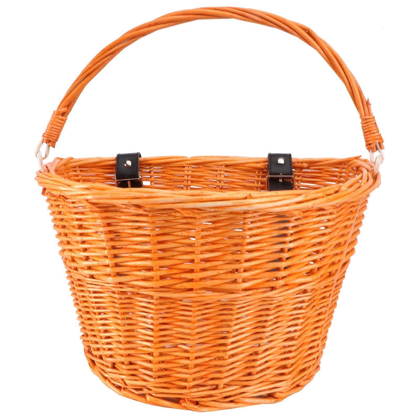 Wicker Bicycle Basket Rattan Basket for Front Use