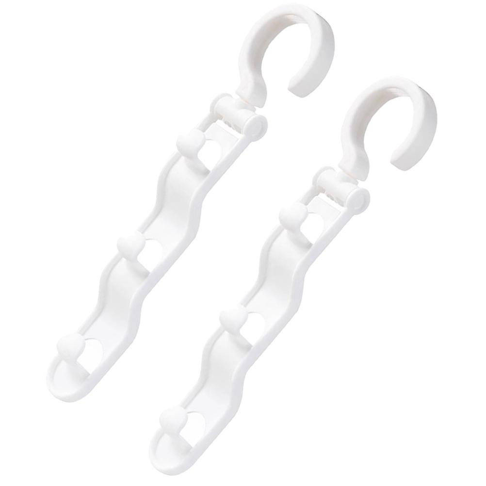 Space Saving Coat Hangers Closet Organizer for Clothes 8Pcs White