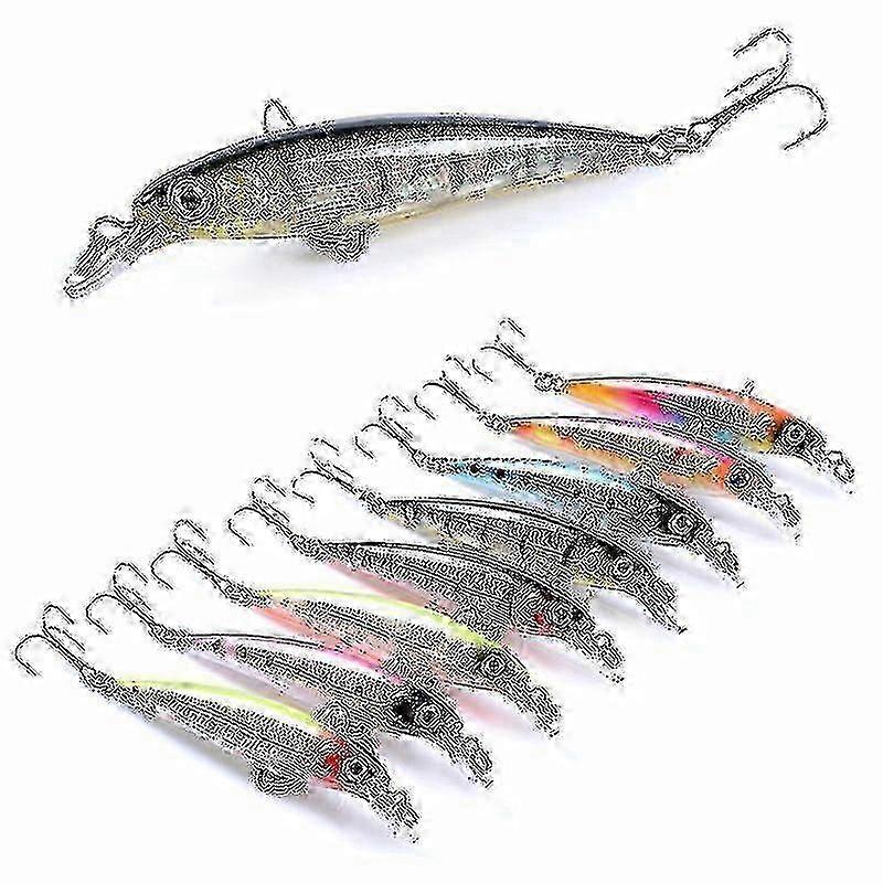 8pcs Laser Bait 8.5cm 7.2g Bionic Bait Classic 2025