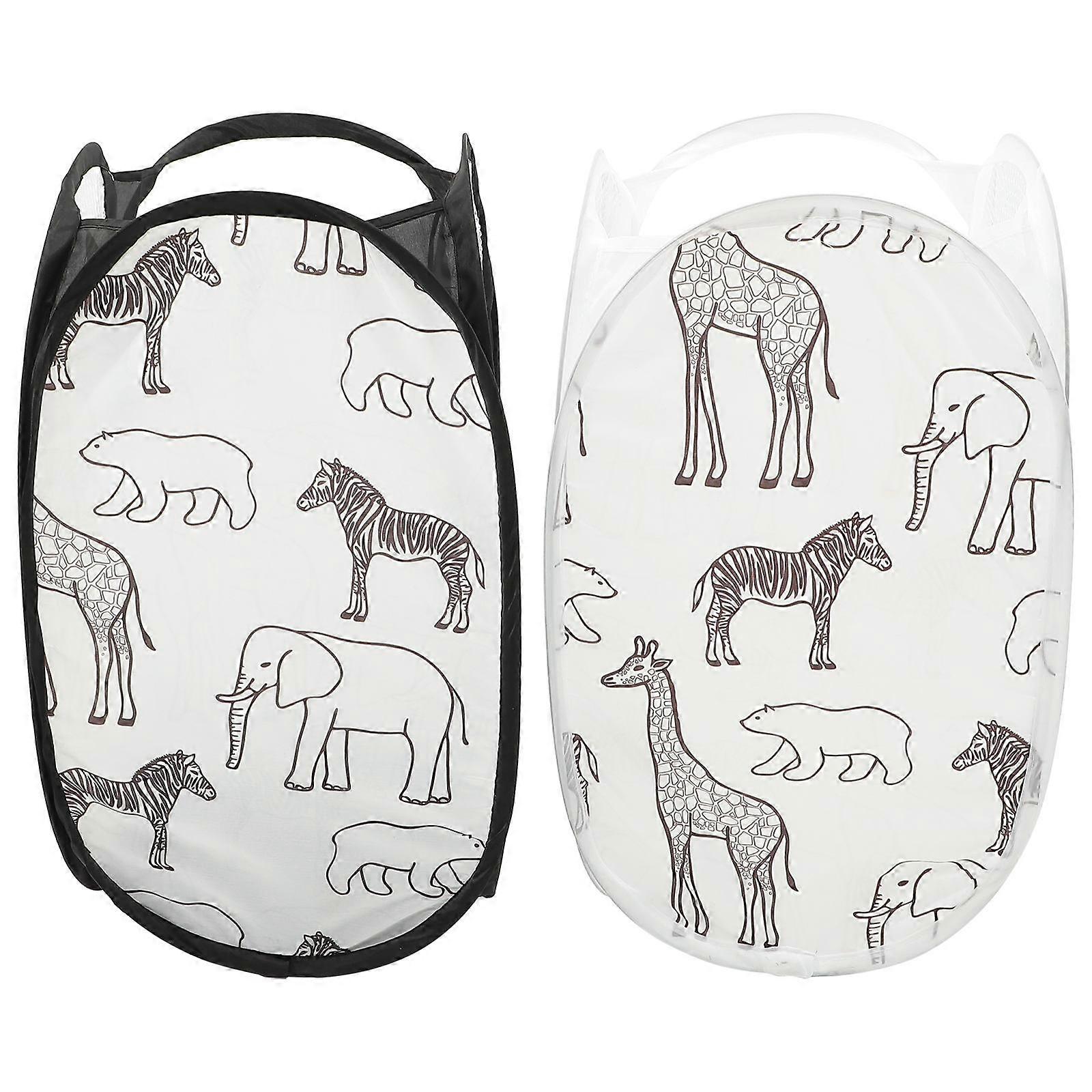 Mesh Dirty Clothes Basket 10 Pcs Rectangular Laundry Hamper For Kids Travel Space-saving Storage Solution Assorted Color